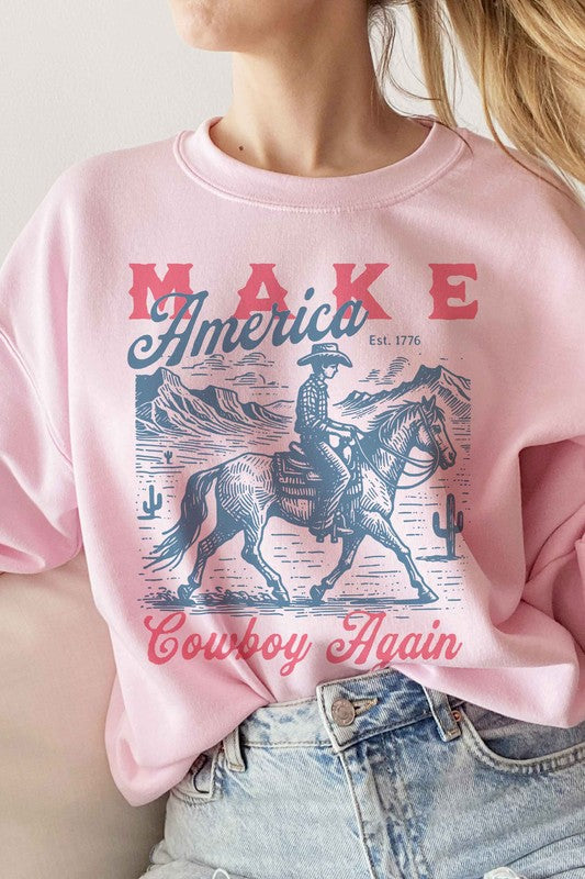 AMERICA COWBOY AGAIN GRAPHIC SWEATSHIRT