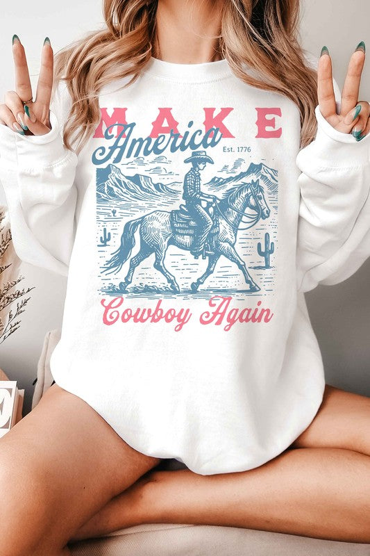 AMERICA COWBOY AGAIN GRAPHIC SWEATSHIRT